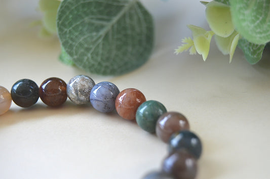 Indisk agat armbånd – balanse og indre ro