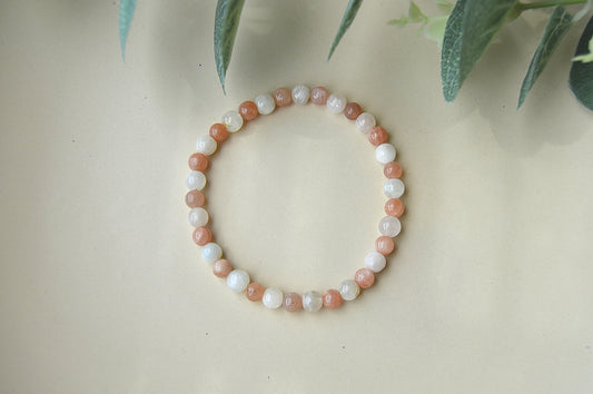 Månestein og solstein armbånd – balanse, inspirasjon og indre styrke