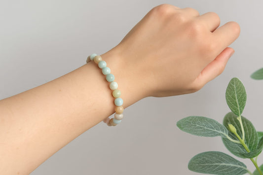 Morganitt armbånd – ubetinget kjærlighet, indre fred og emosjonell balanse