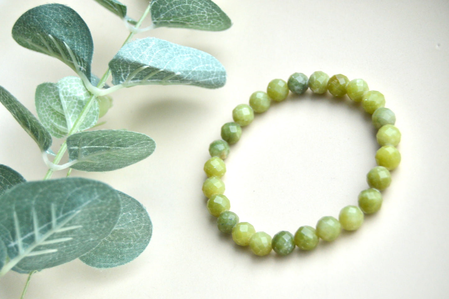 Fasettslipt Jade Armbånd – Velstand og Indre Fred