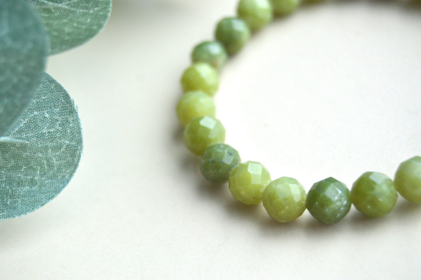 Fasettslipt Jade Armbånd – Velstand og Indre Fred