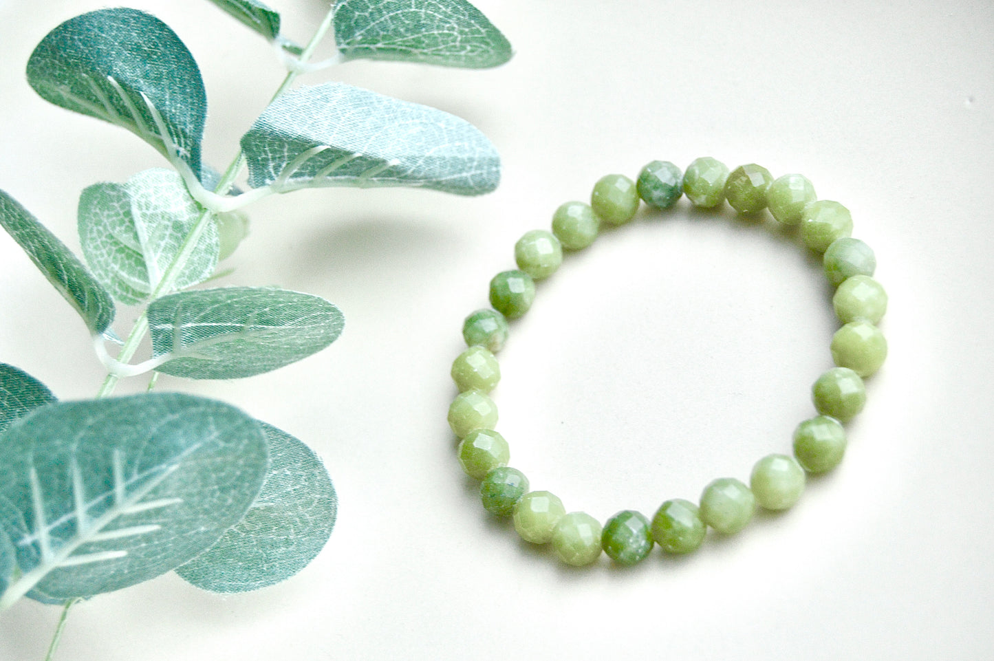 Fasettslipt Jade Armbånd – Velstand og Indre Fred