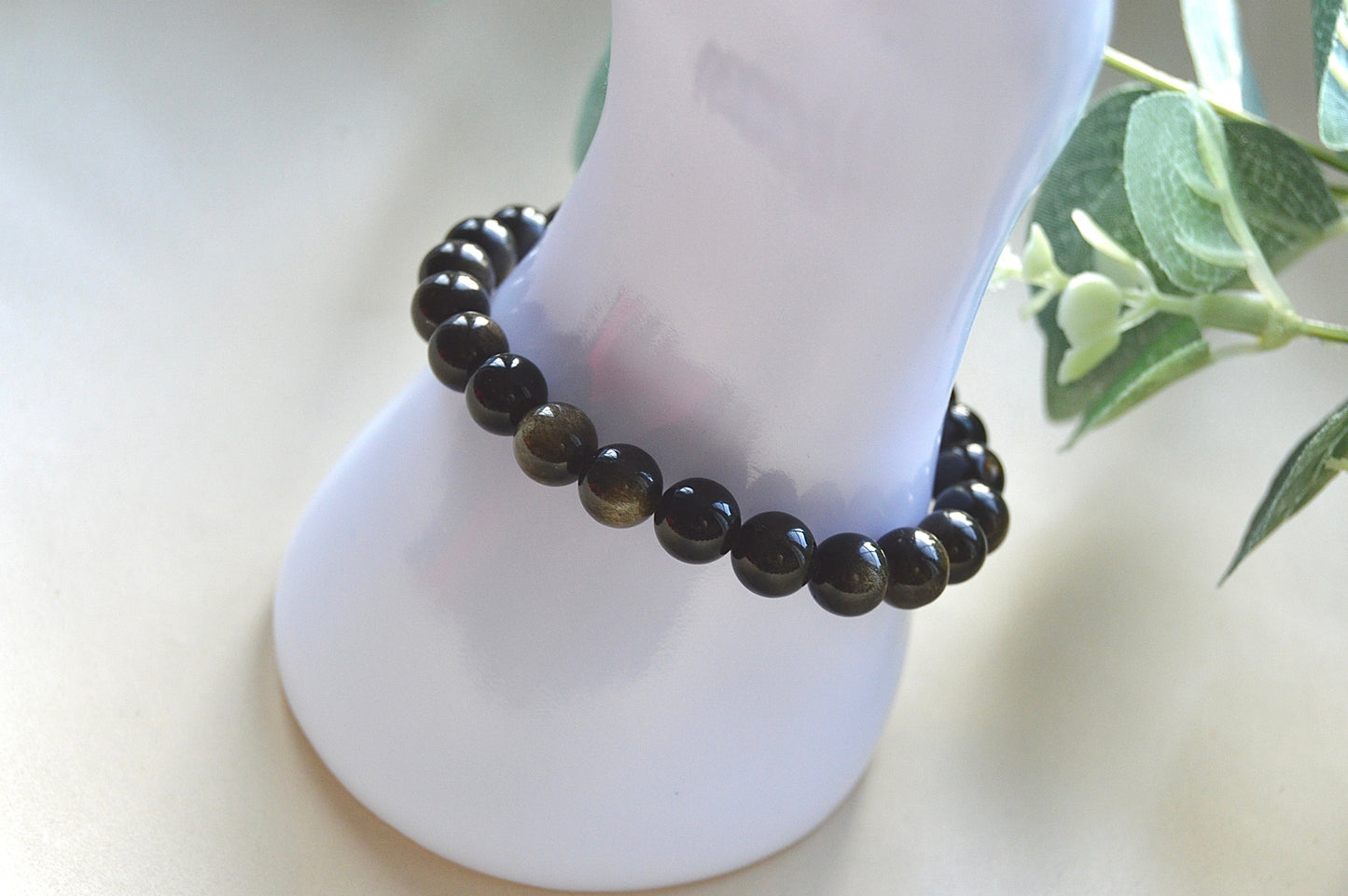 Obsidian armbånd – beskyttende og jordnær